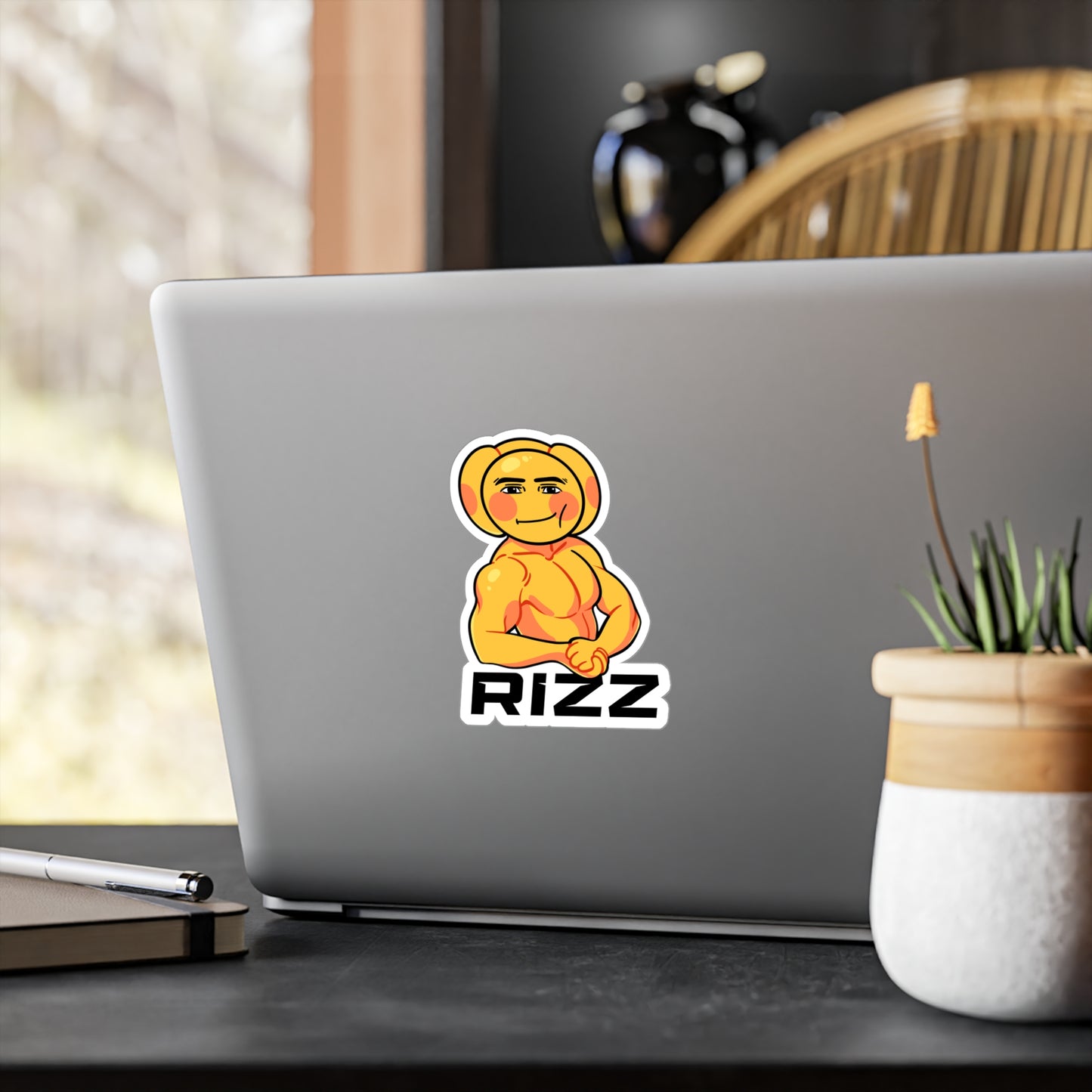 EmojiGolem “RIZZ” Kiss-Cut Vinyl Sticker