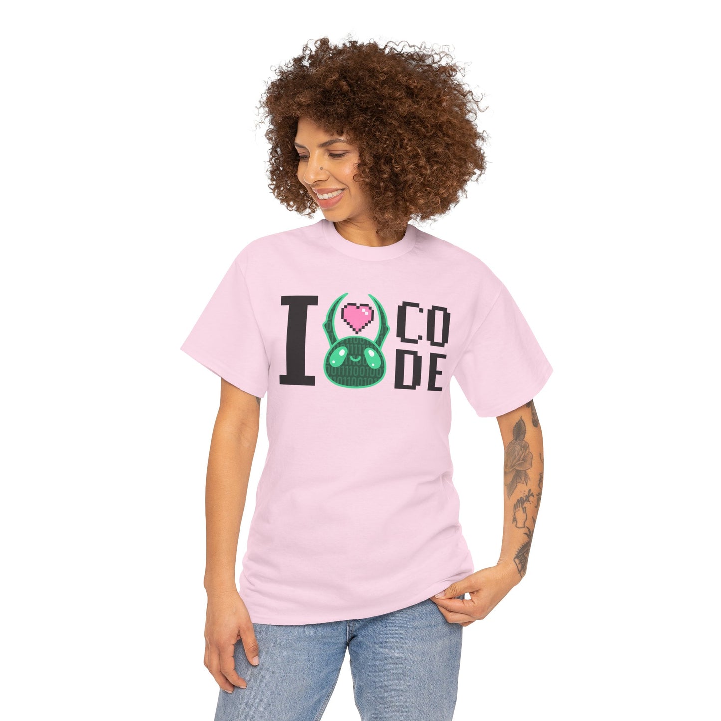 CodeBug I ❤️ Code Adult Unisex T-Shirt