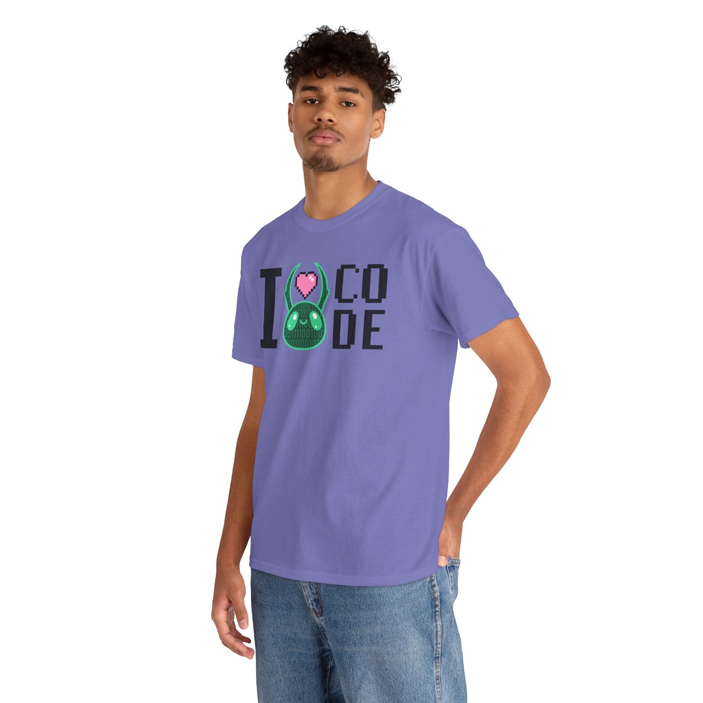CodeBug I ❤️ Code Adult Unisex T-Shirt