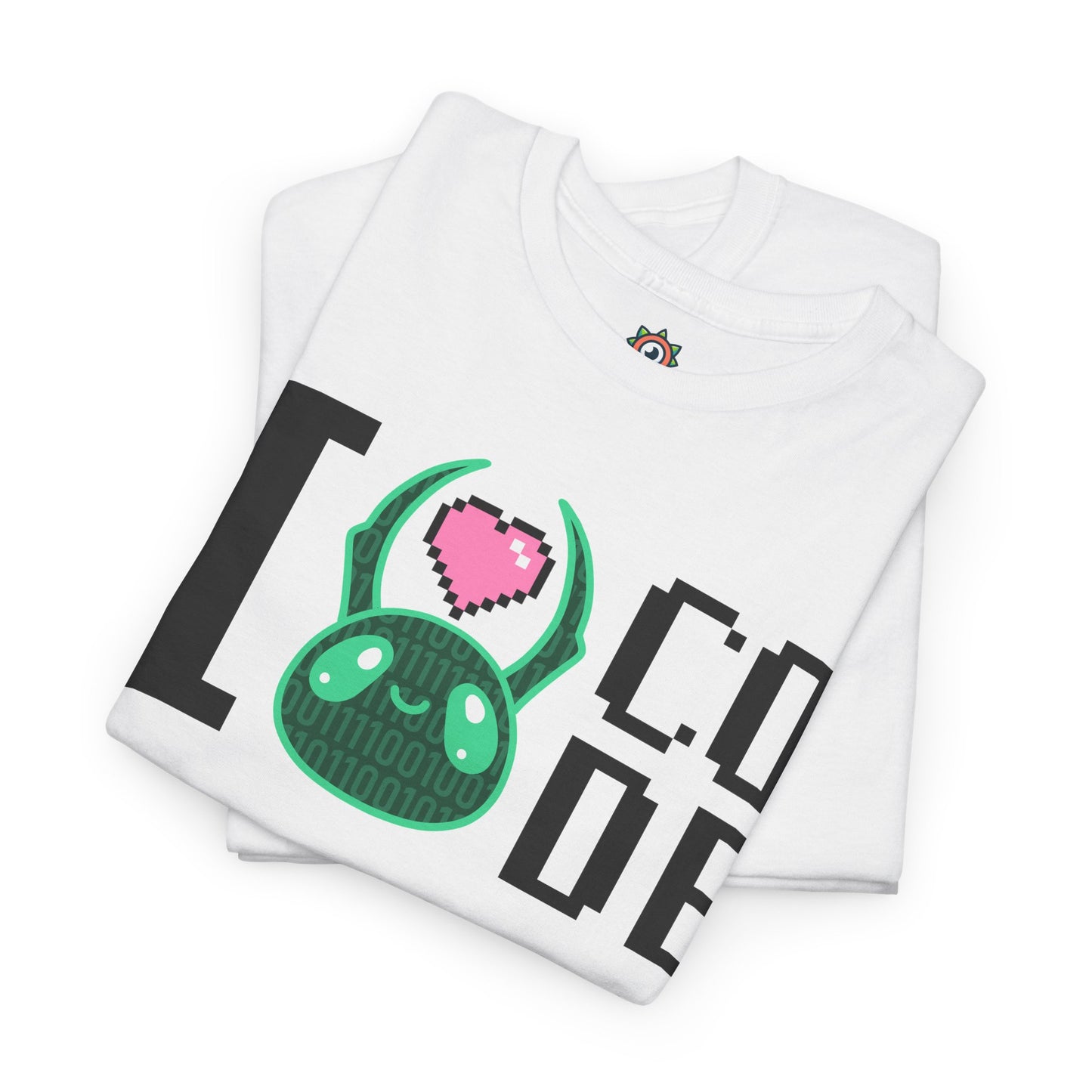 CodeBug I ❤️ Code Adult Unisex T-Shirt