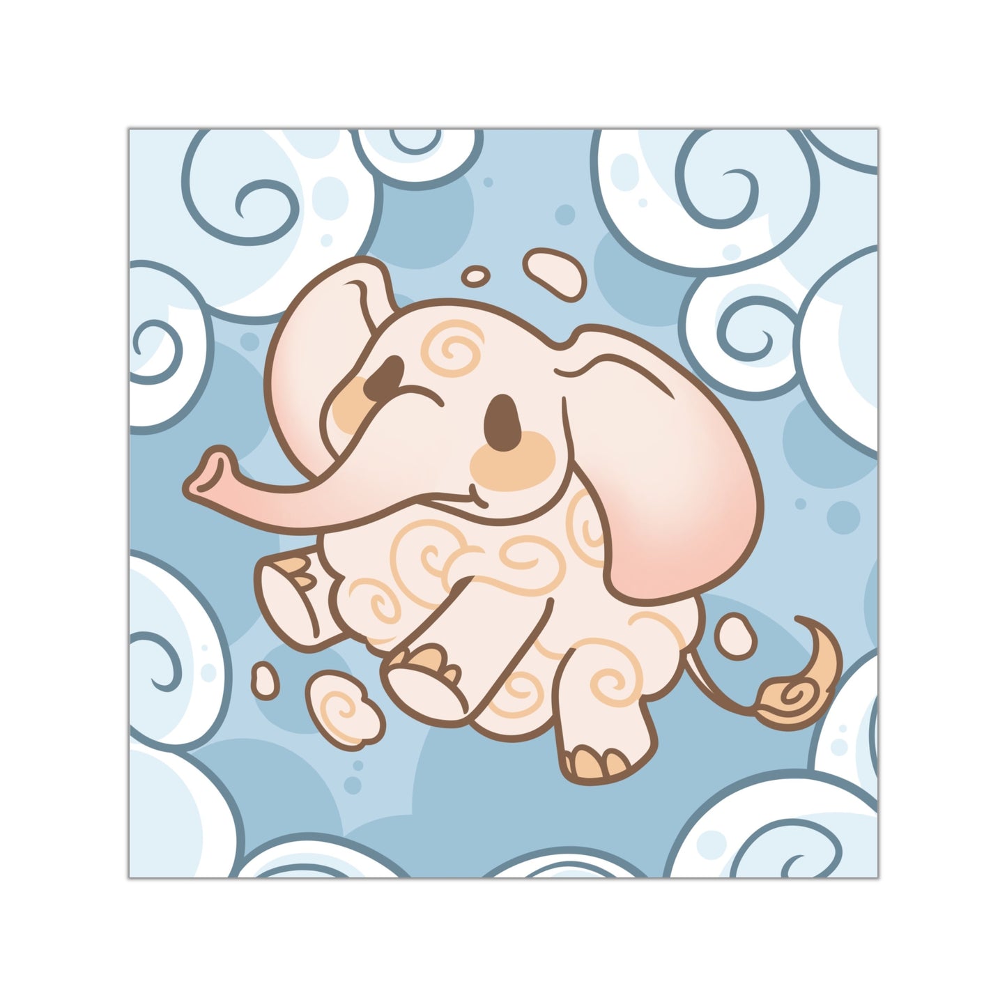 Cloudphant Vinyl Sticker