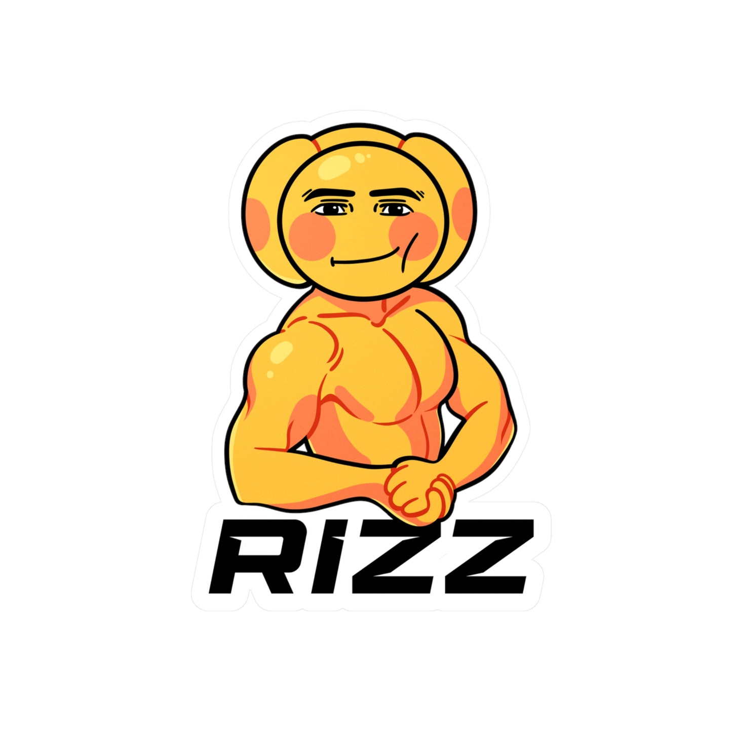 EmojiGolem “RIZZ” Kiss-Cut Vinyl Sticker