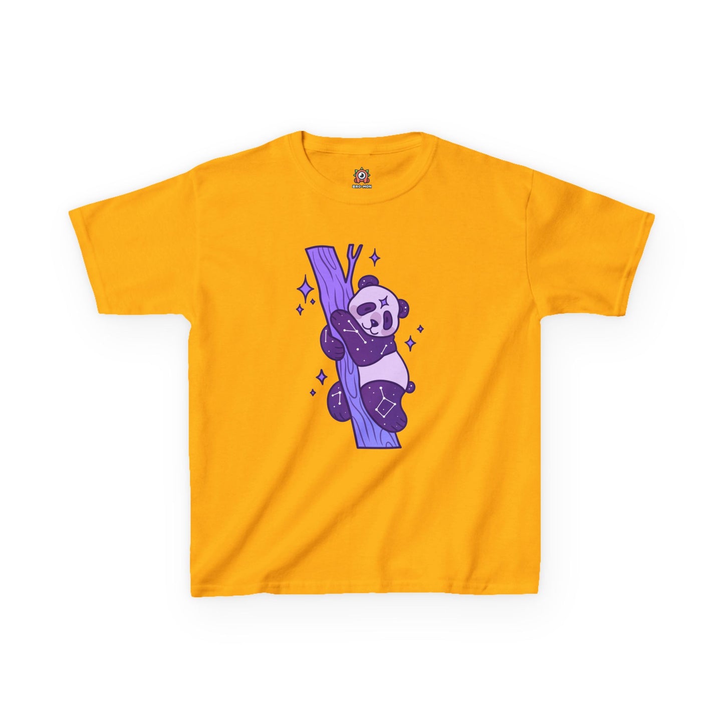 GalactiPanda Starry Sky Climber Kids T-Shirt