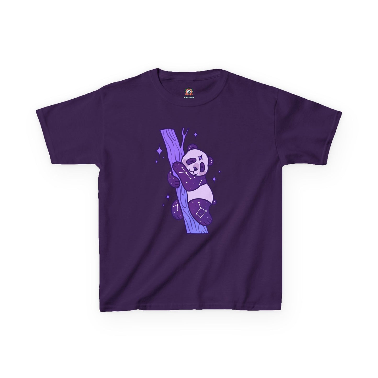 GalactiPanda Starry Sky Climber Kids T-Shirt