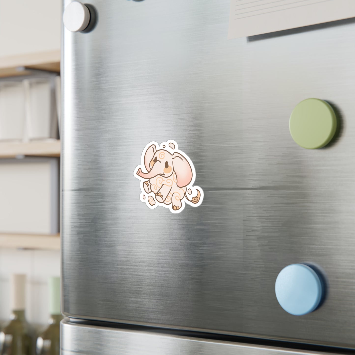 Cloudphant Kiss-Cut Vinyl Sticker