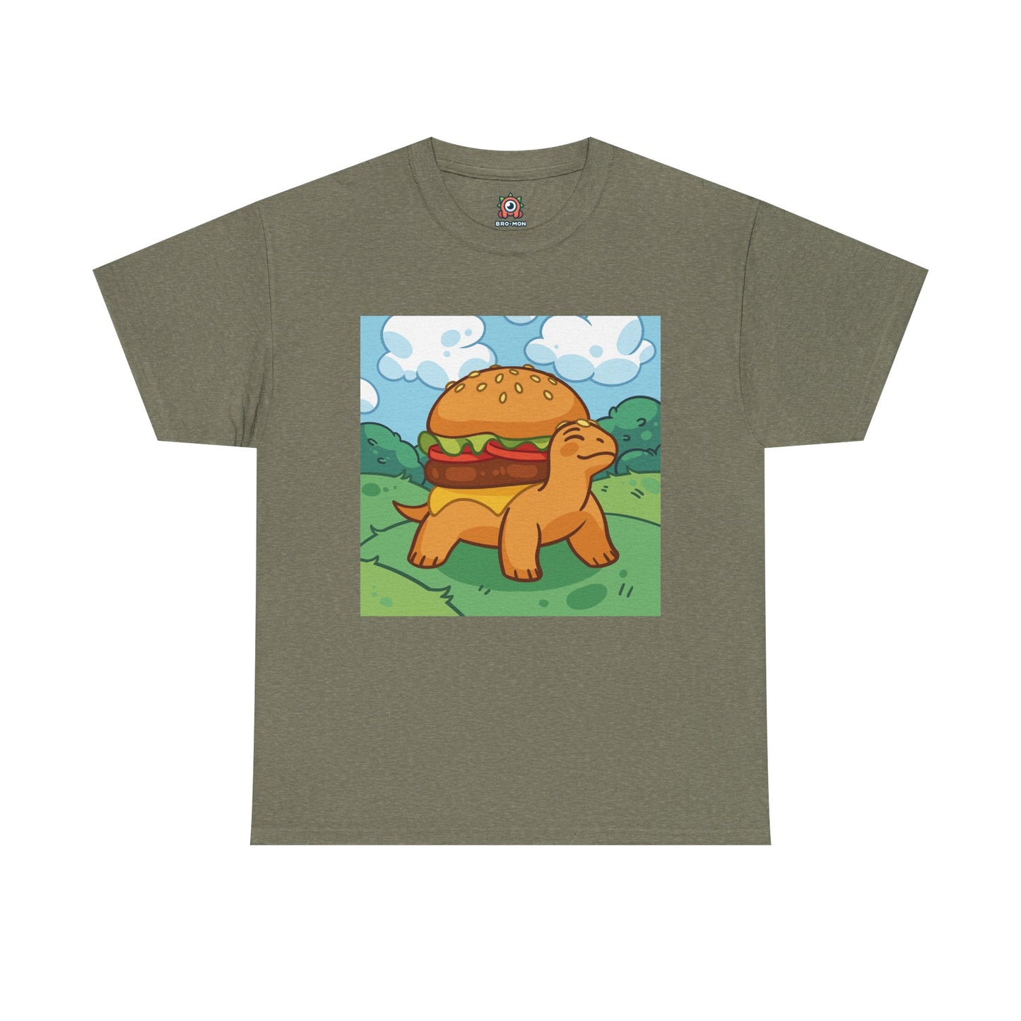 Burger-Turtle Adult Unisex T-Shirt