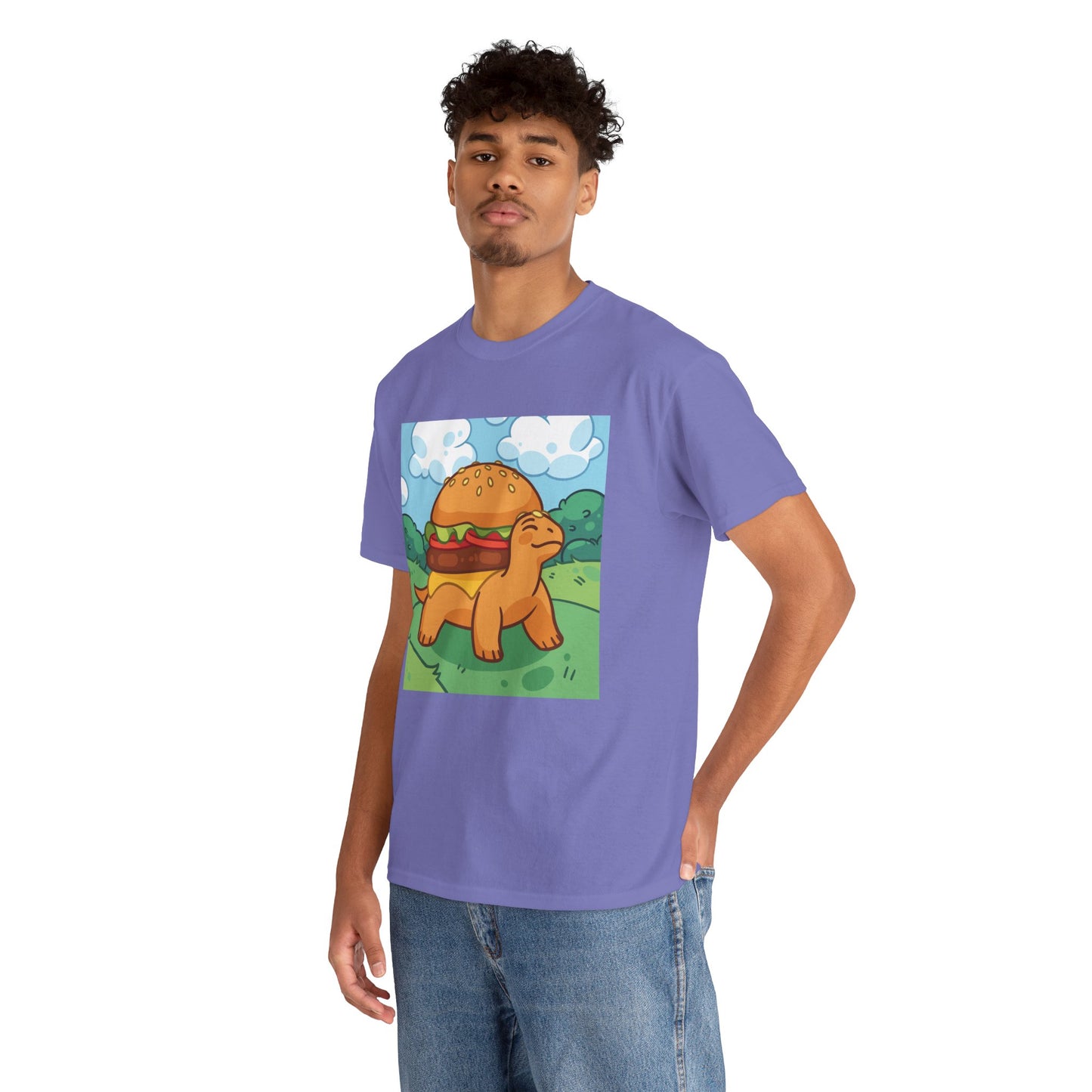 Burger-Turtle Adult Unisex T-Shirt