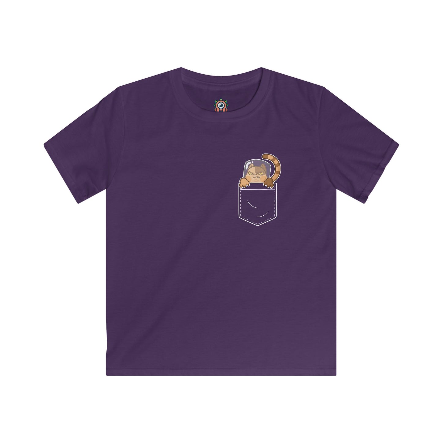 Catstrophe in Pocket Kids T-Shirt