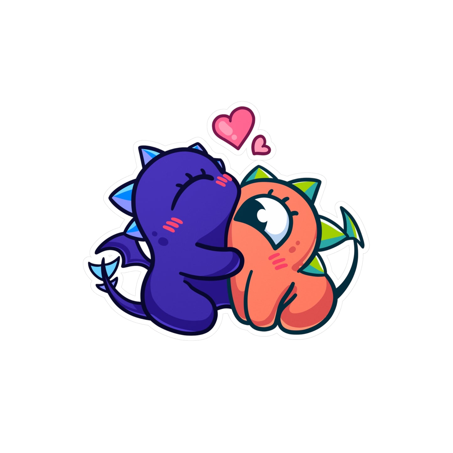 BroMon & BroMin BroHug Kiss-Cut Vinyl Sticker