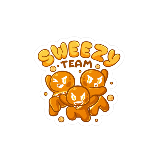 The Sweezians Sweezy Team Kiss-Cut Vinyl Sticker