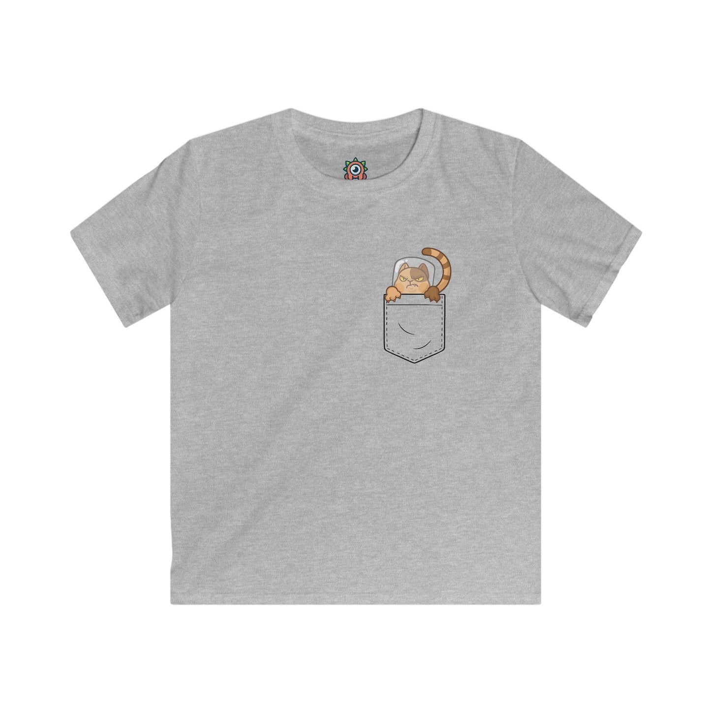 Catstrophe in Pocket Kids T-Shirt