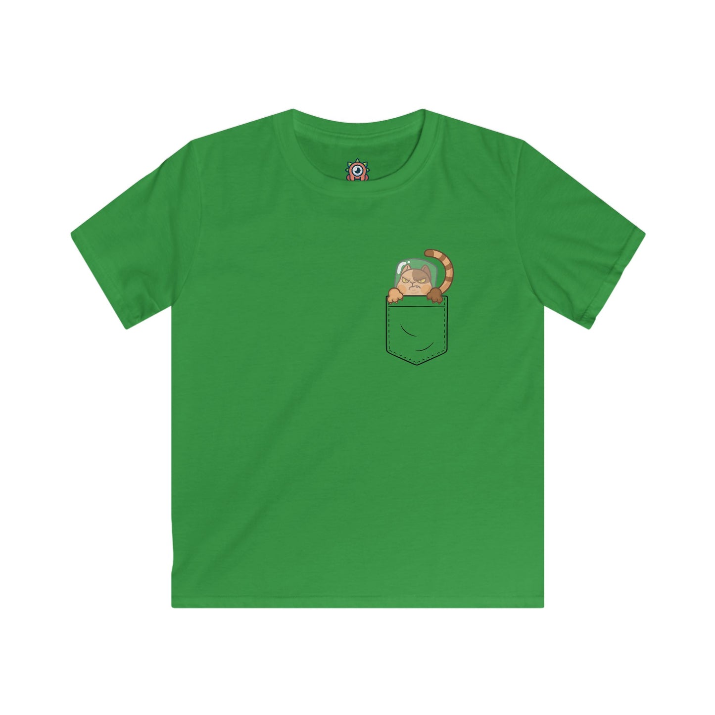 Catstrophe in Pocket Kids T-Shirt