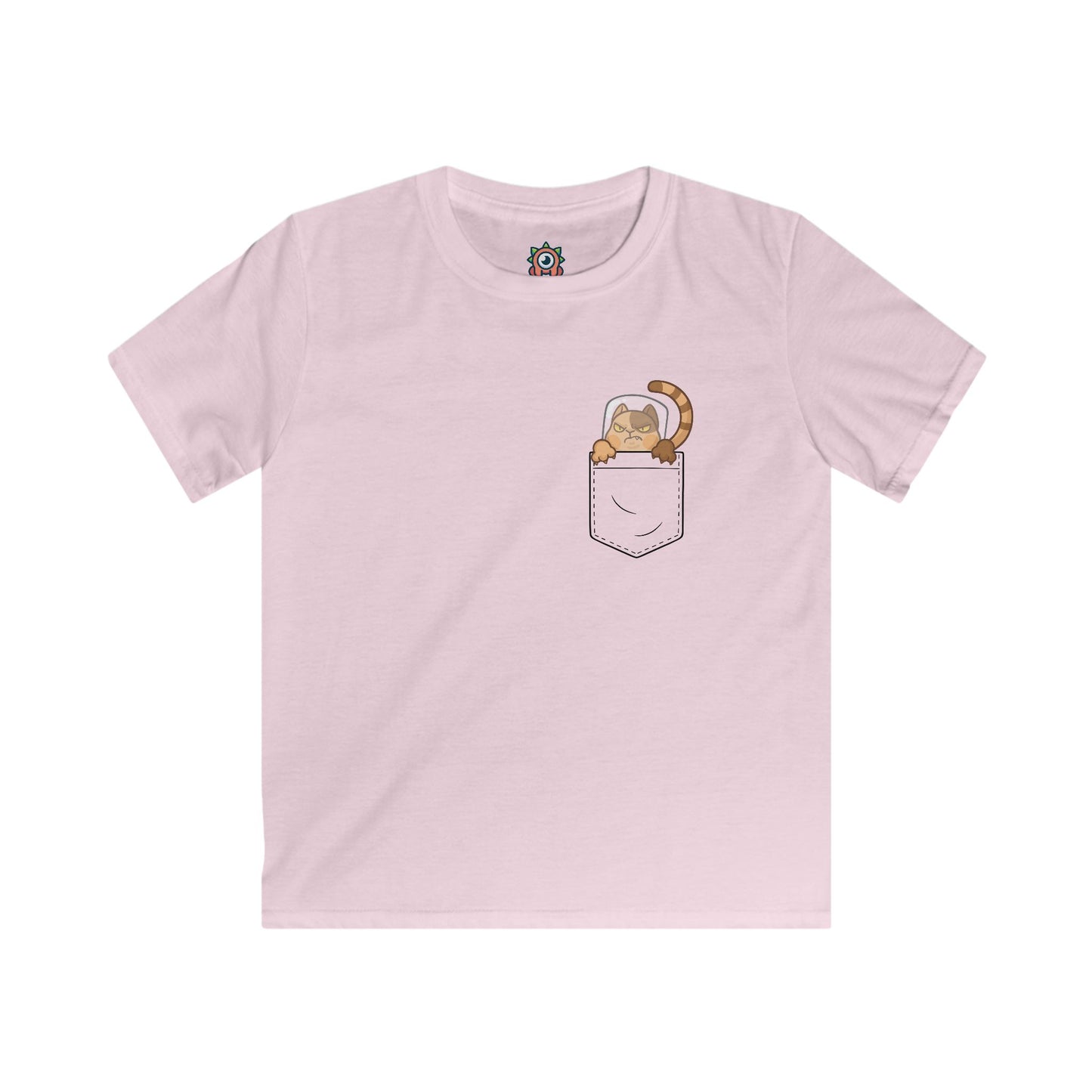 Catstrophe in Pocket Kids T-Shirt