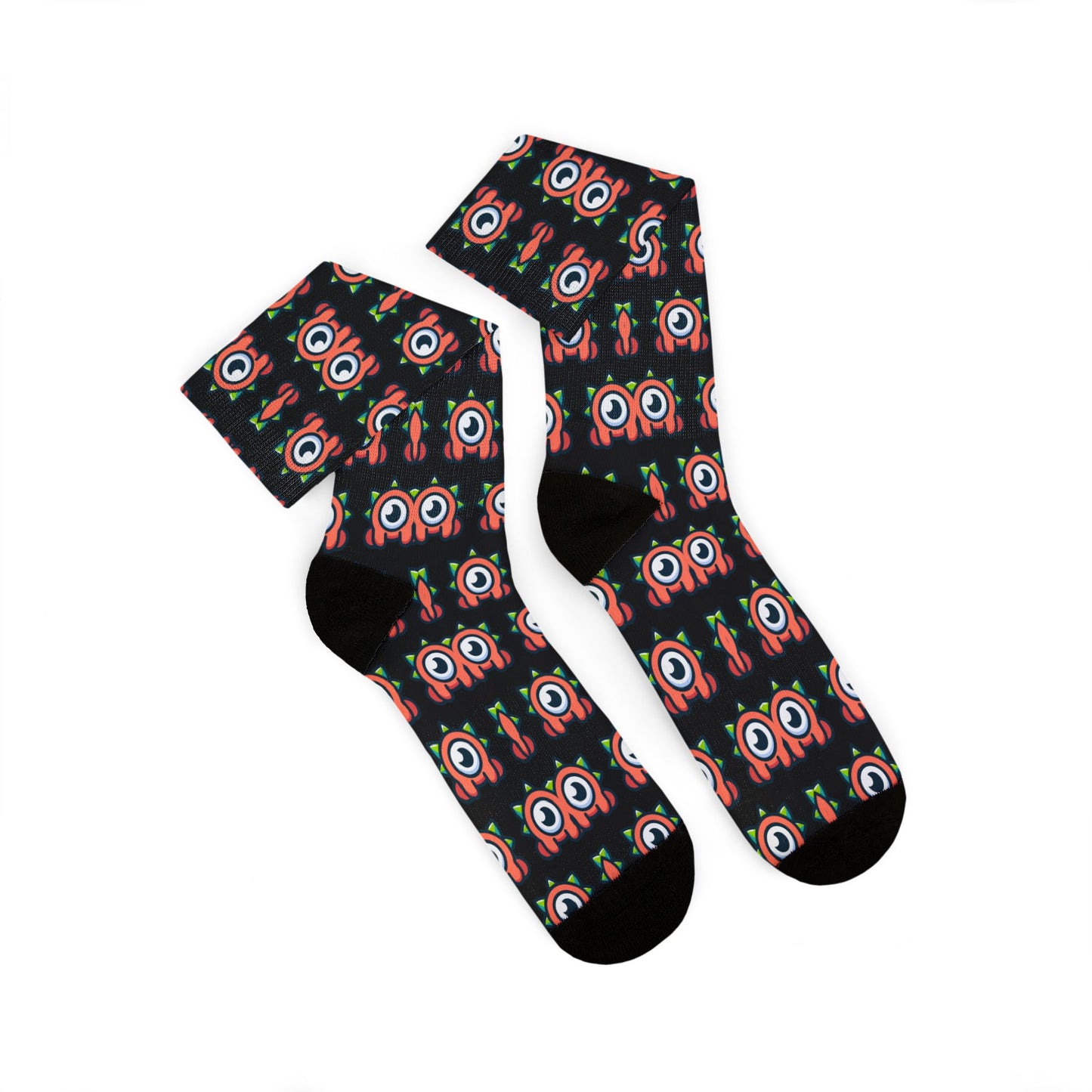 Bro-Mon Icon Pattern Socks