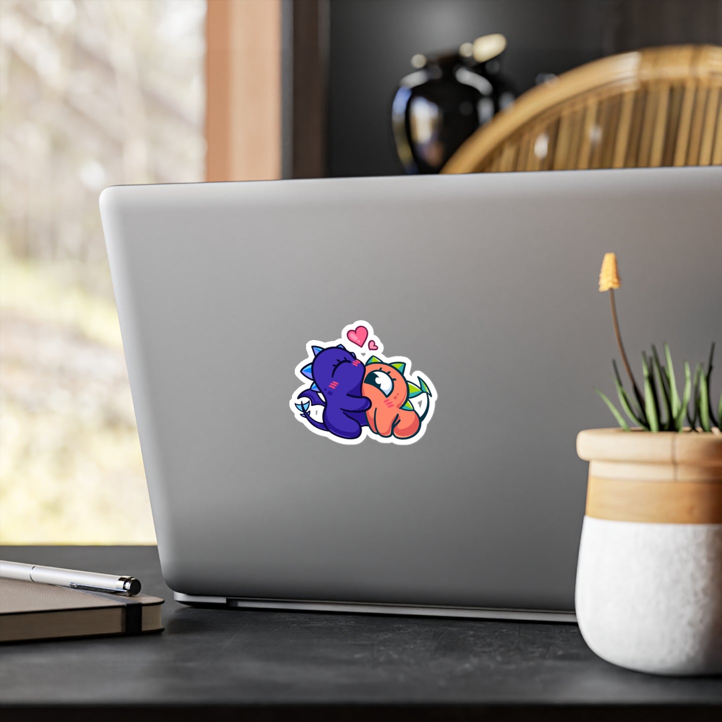 BroMon & BroMin BroHug Kiss-Cut Vinyl Sticker
