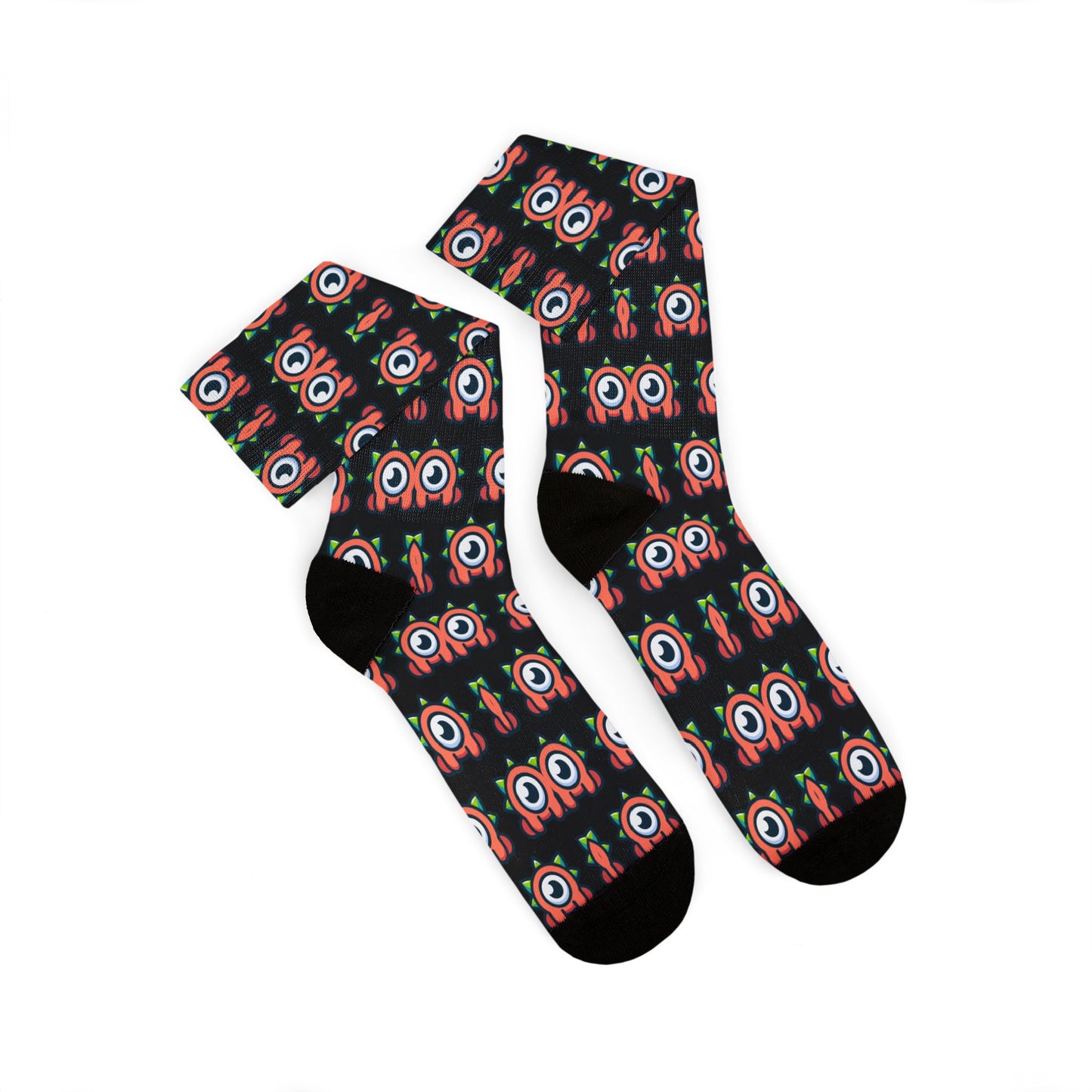 Bro-Mon Icon Pattern Socks