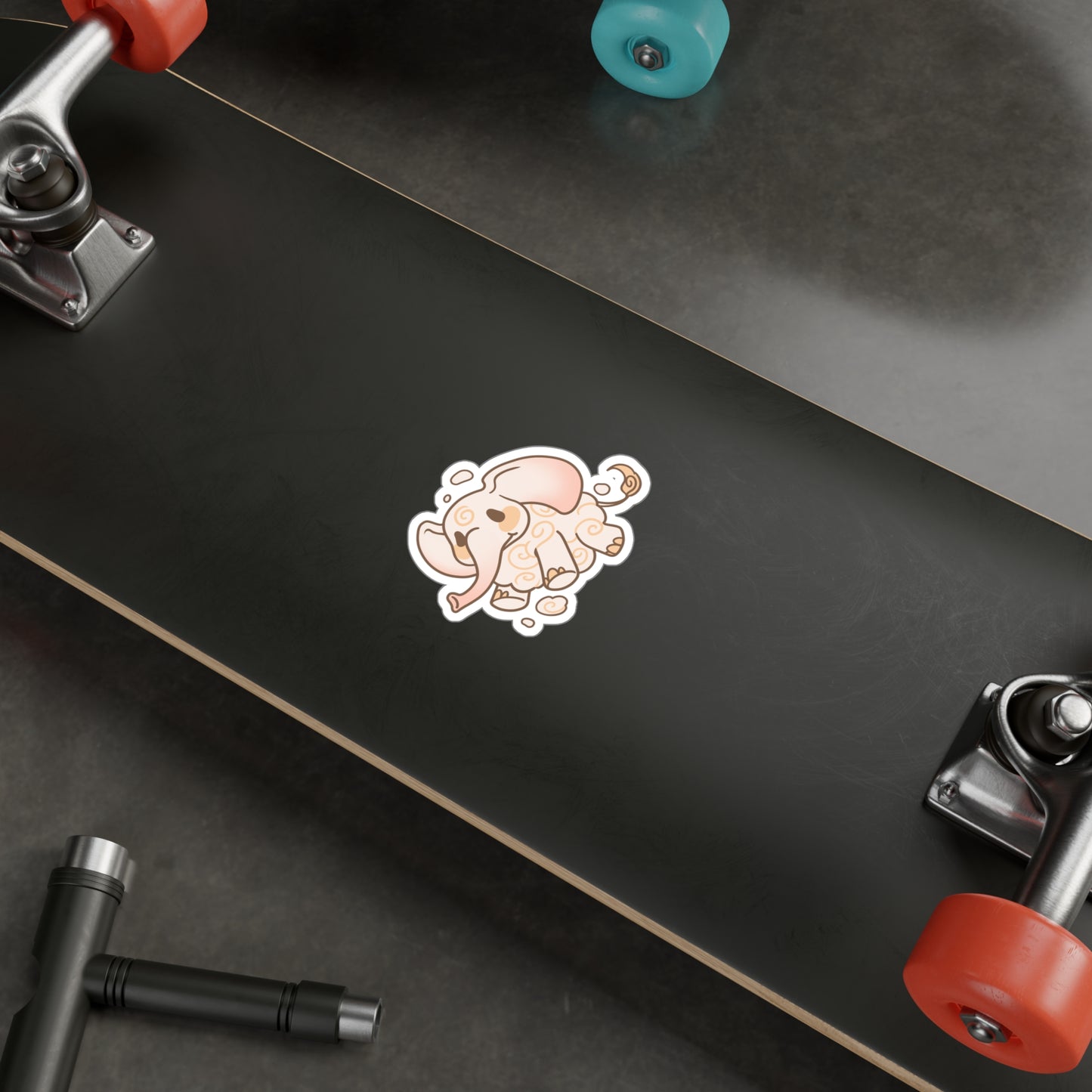 Cloudphant Kiss-Cut Vinyl Sticker