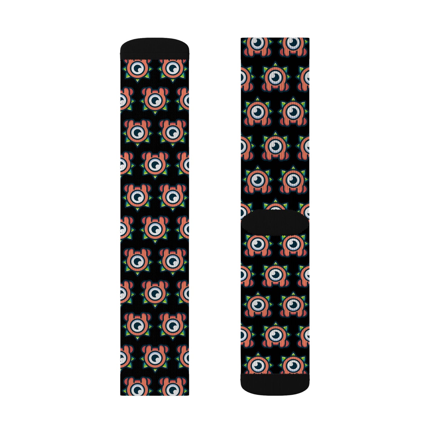 Bro-Mon Icon Pattern Socks