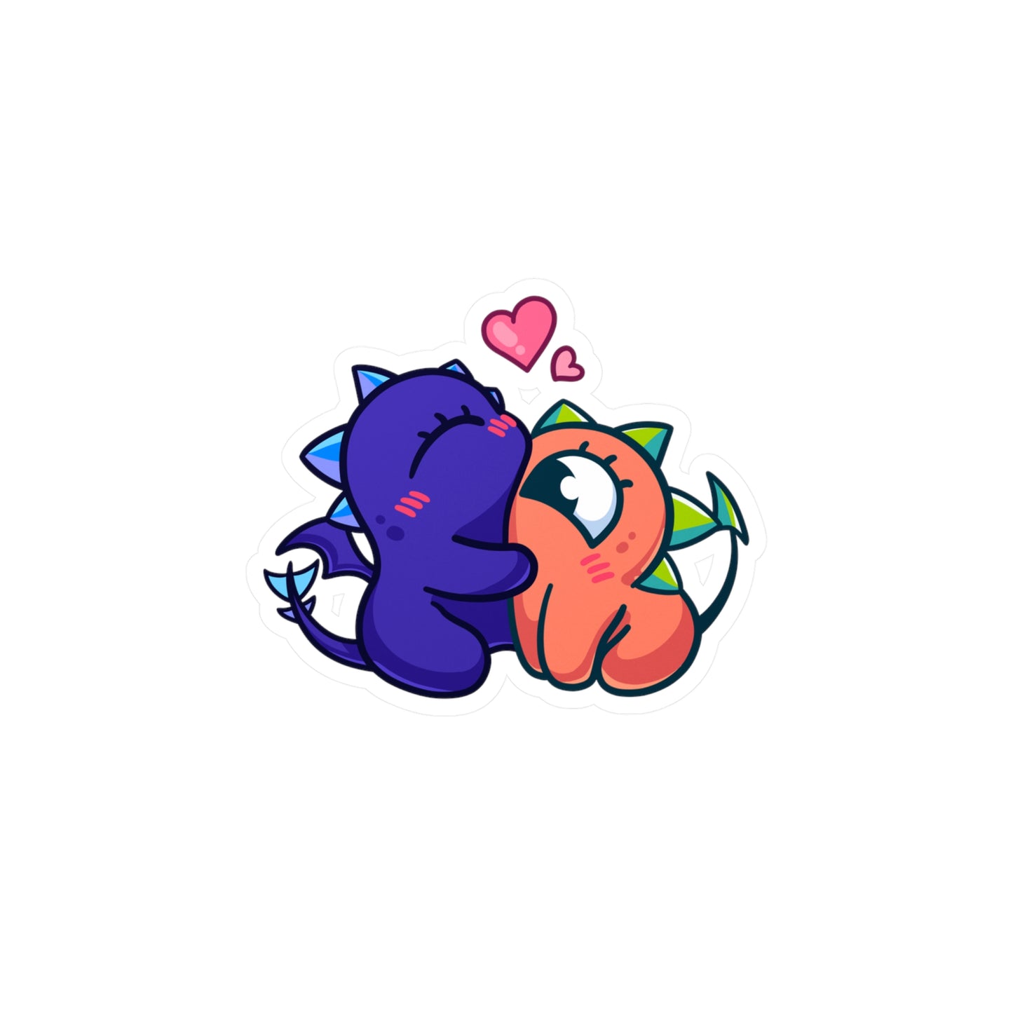 BroMon & BroMin BroHug Kiss-Cut Vinyl Sticker