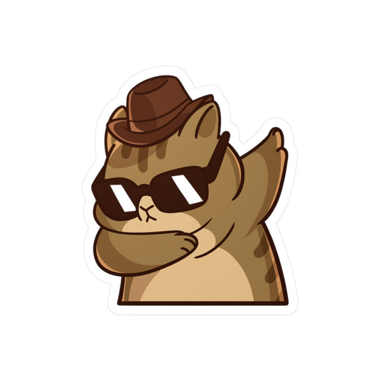 Fitty Dabbing Kiss-Cut Vinyl Sticker