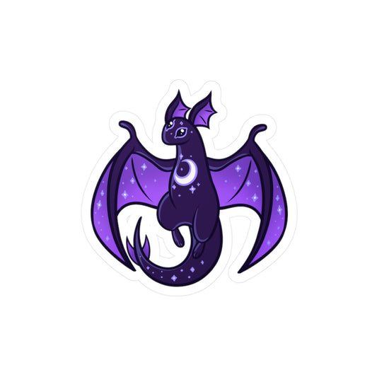 Night Wing Kiss-Cut Vinyl Sticker