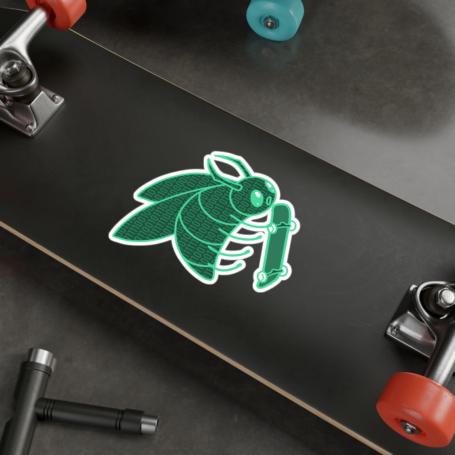 CodeBug Sk8ing Kiss-Cut Vinyl Sticker