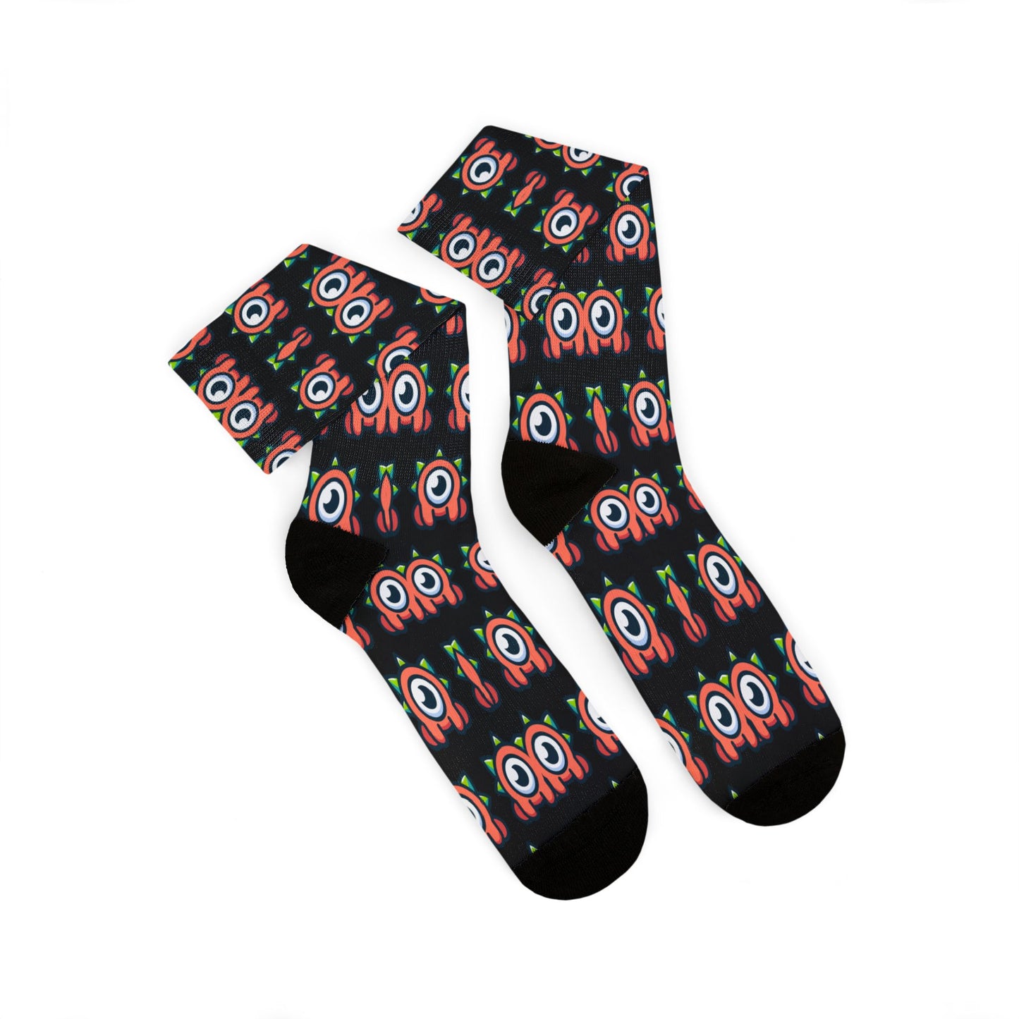 Bro-Mon Icon Pattern Socks